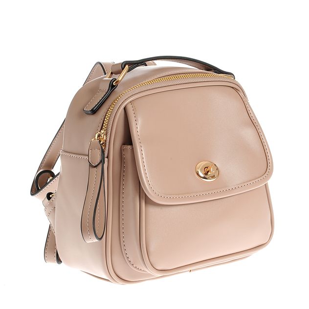 Rucsac casual roz cu bretele ajustabile