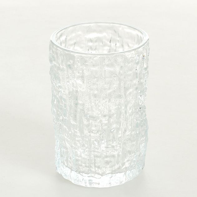 Pahar din sticla cu textura neregulata 320 ml