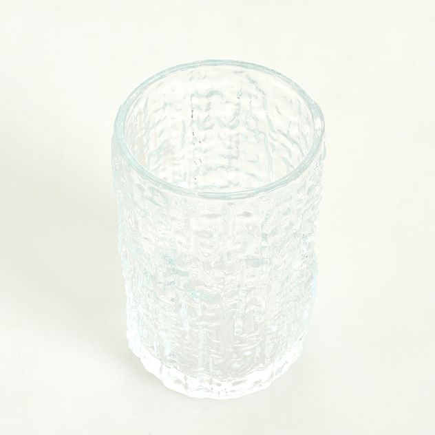 Pahar din sticla cu textura neregulata 320 ml