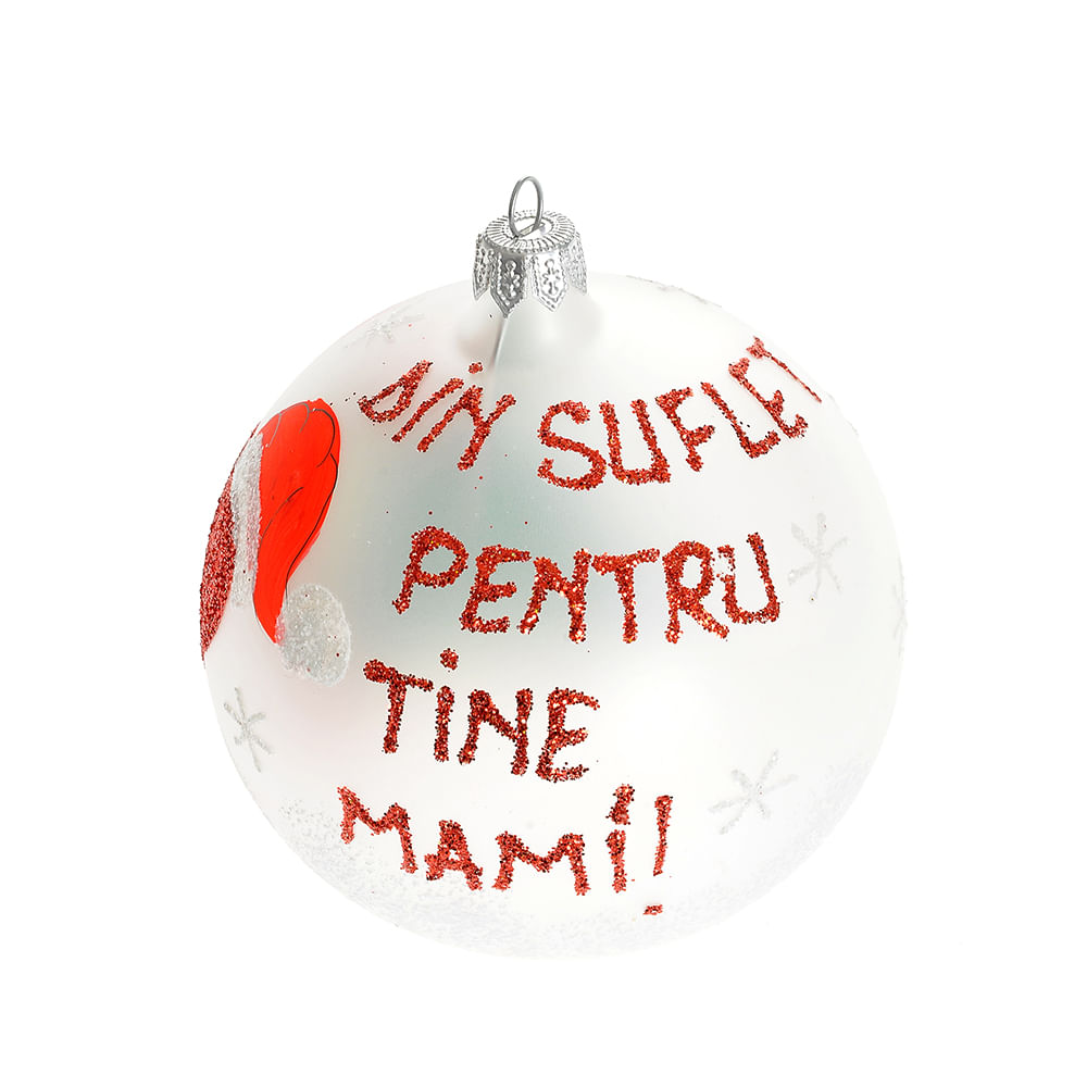 Glob pictat manual Din suflet pentru tine mami - 3 | YEO