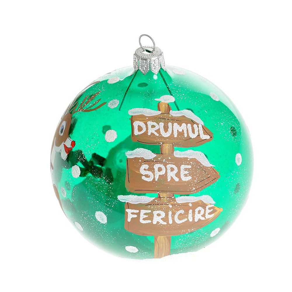 Glob pictat manual Drumul spre fericire - 2 | YEO