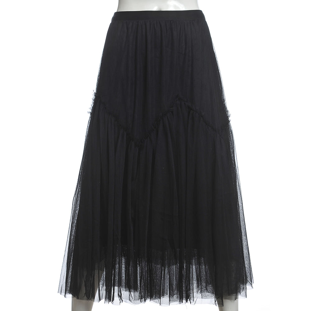 Fusta maxi neagra - 1 | YEO