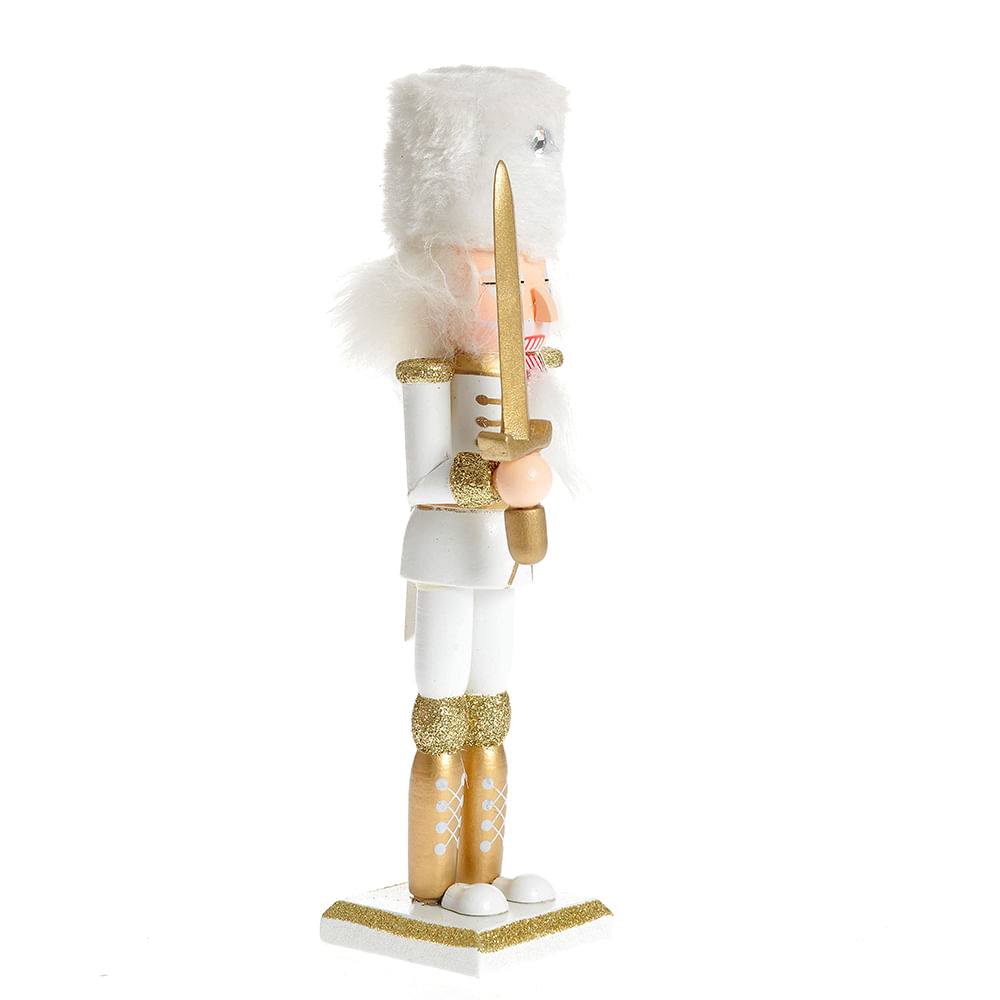 Decoratiune Nutcracker alb  18 cm - 1 | YEO