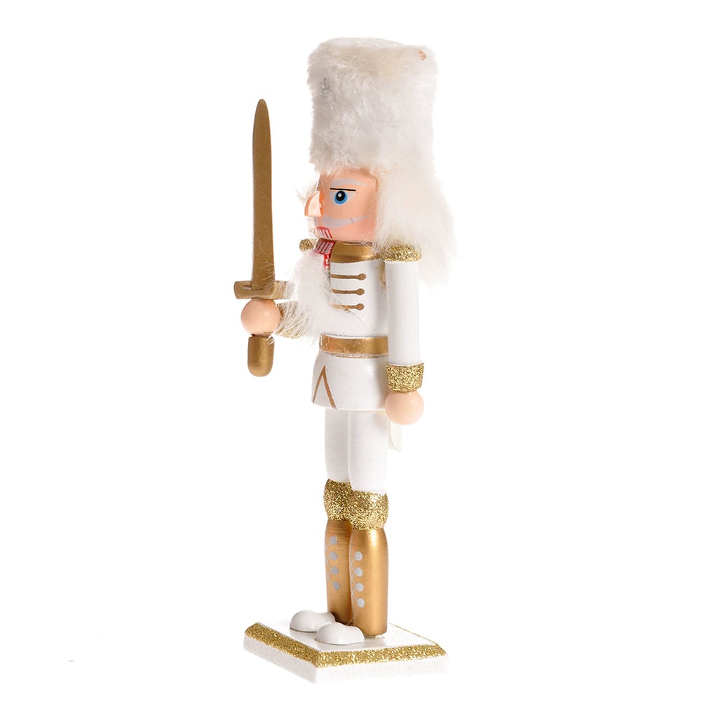 Decoratiune Nutcracker alb  18 cm - 2 | YEO