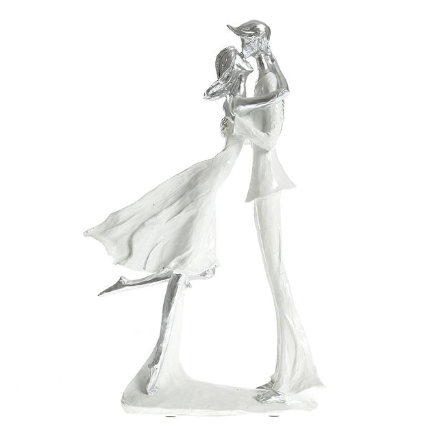 Statueta decorativa cuplu imbratisat 32 cm