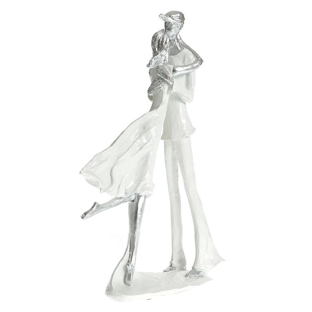 Statueta decorativa cuplu imbratisat 32 cm