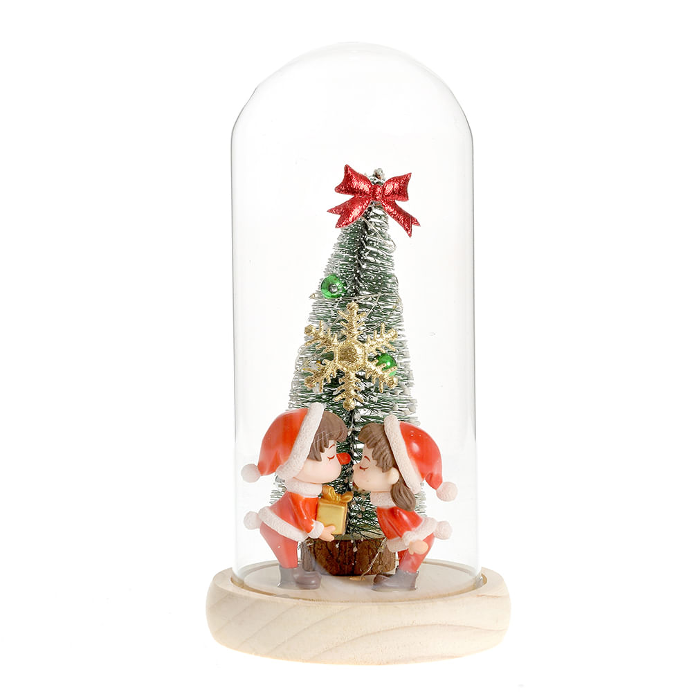 Decoratiune glob copii langa  brad 20 cm