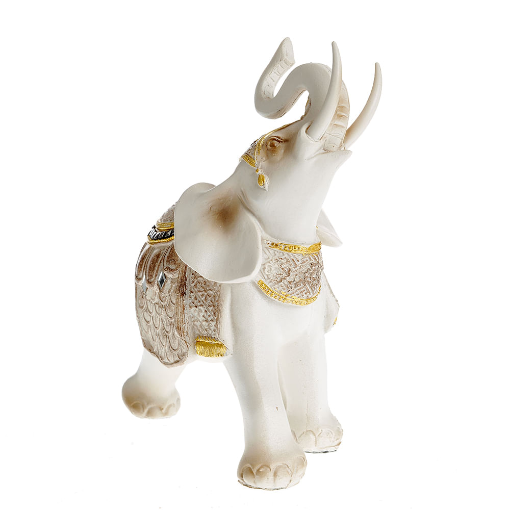 Statueta elefant multicolor 22 cm - 2 | YEO