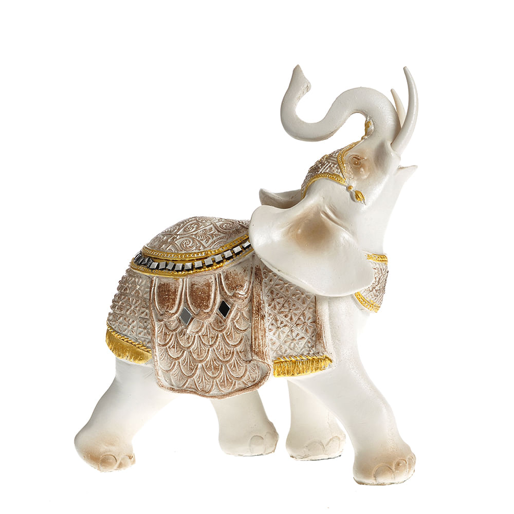 Statueta elefant multicolor 22 cm - 3 | YEO