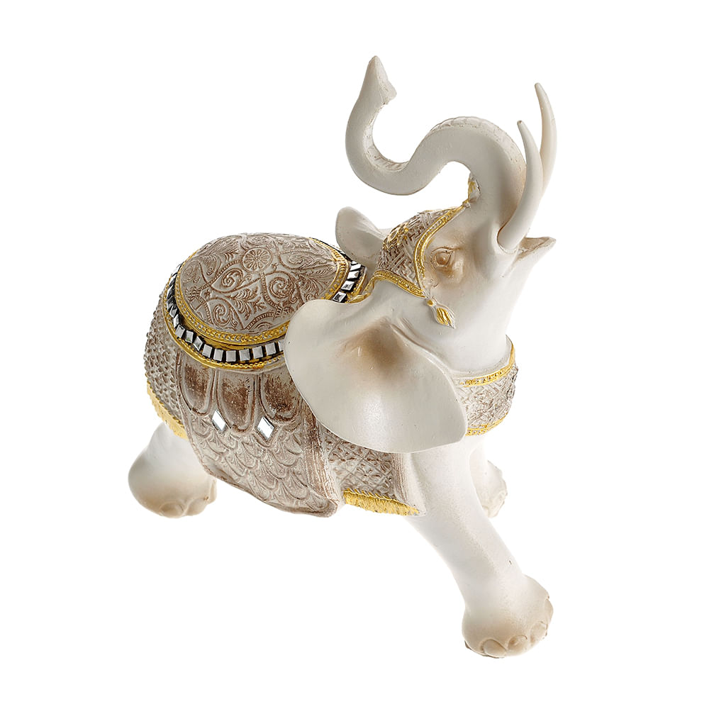 Statueta elefant multicolor 22 cm - 4 | YEO