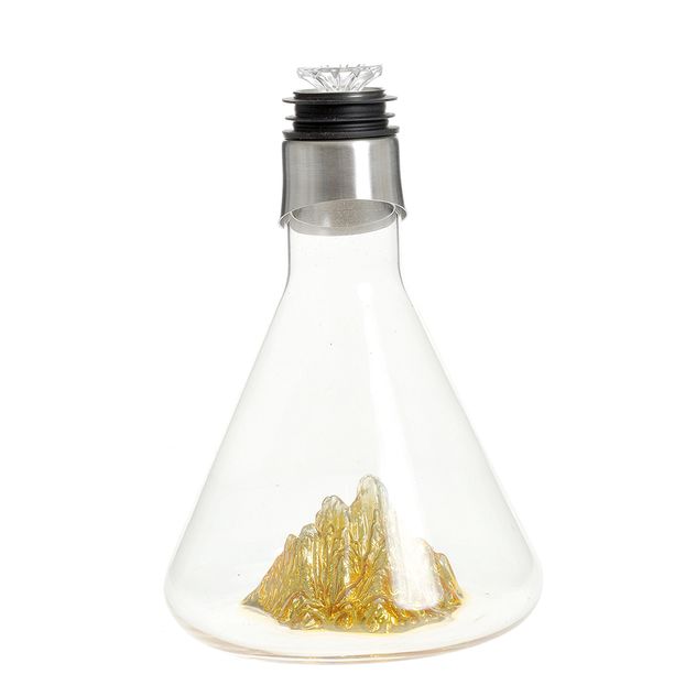 Carafa din sticla cu detalii aurii 1500 ml