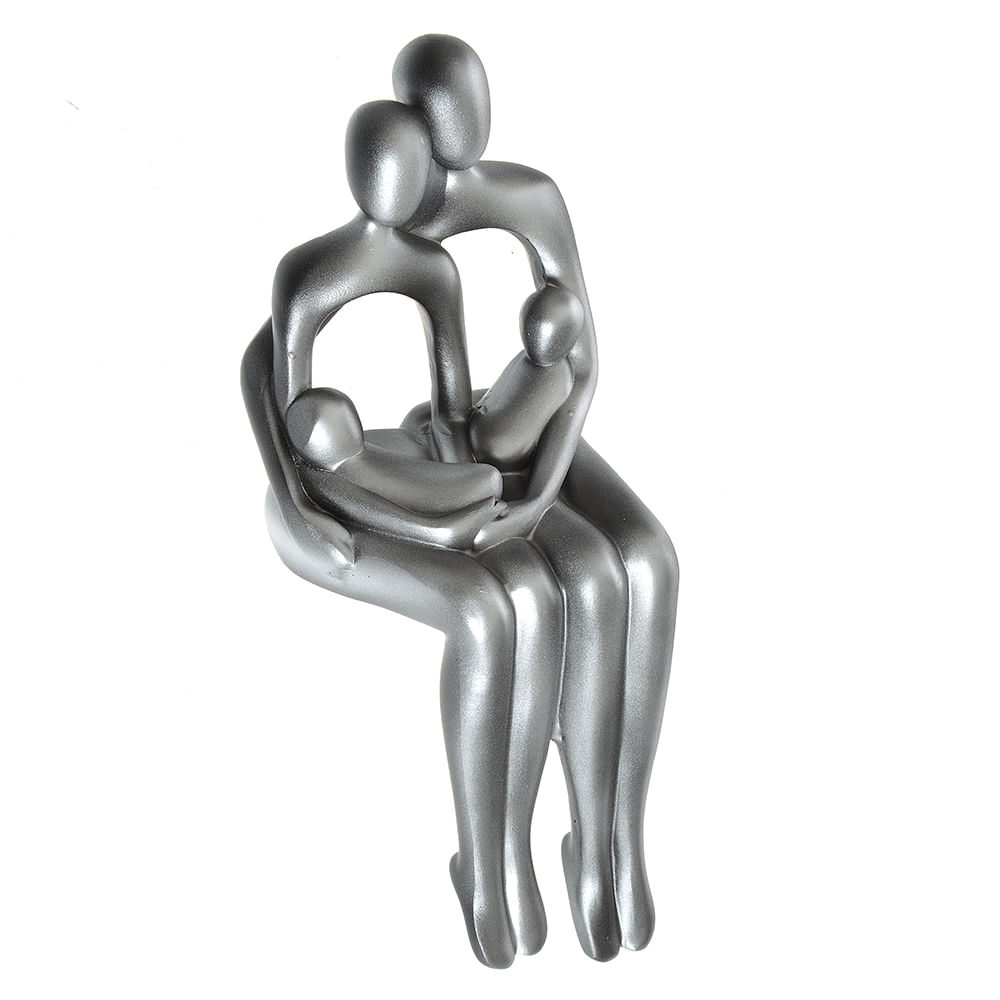 Statueta argintie cuplu 24 cm - 1 | YEO