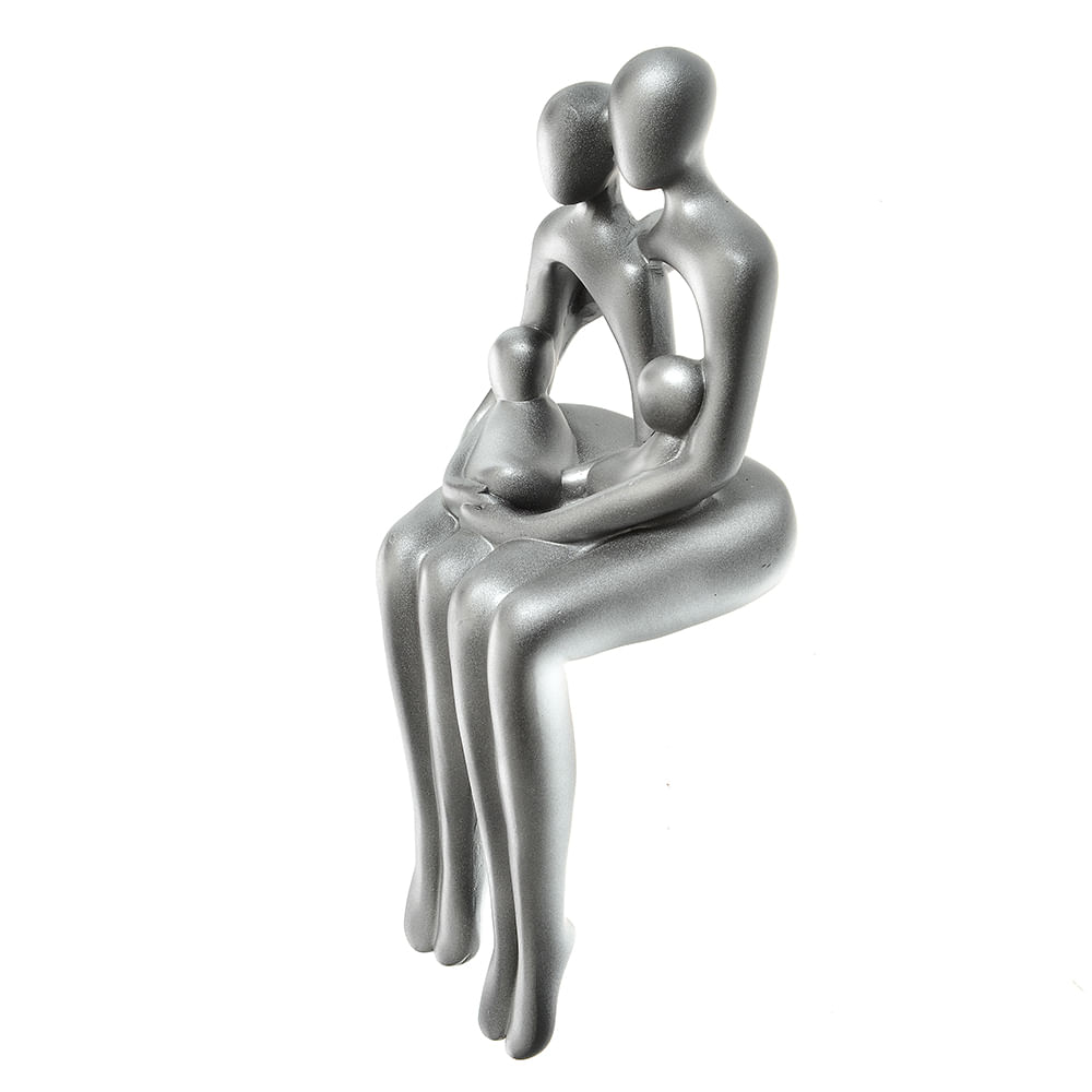 Statueta argintie cuplu 24 cm - 3 | YEO