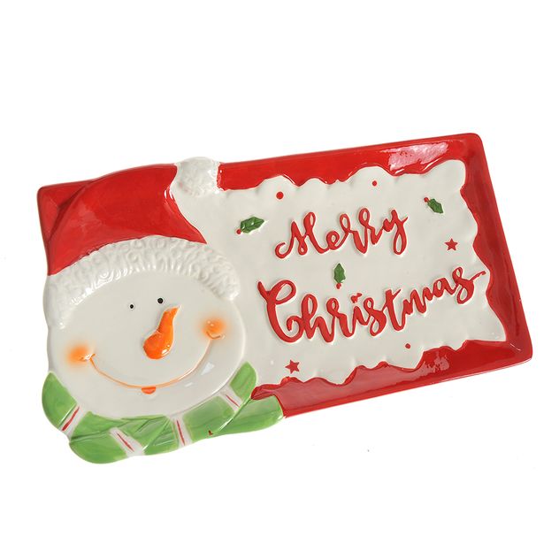 Platou din ceramica Merry Christmas 29 cm