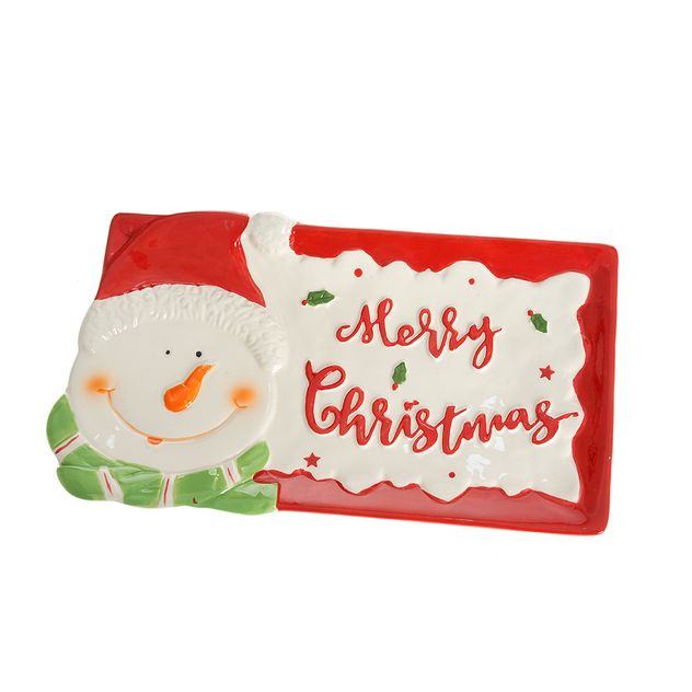 Platou din ceramica Merry Christmas 29 cm
