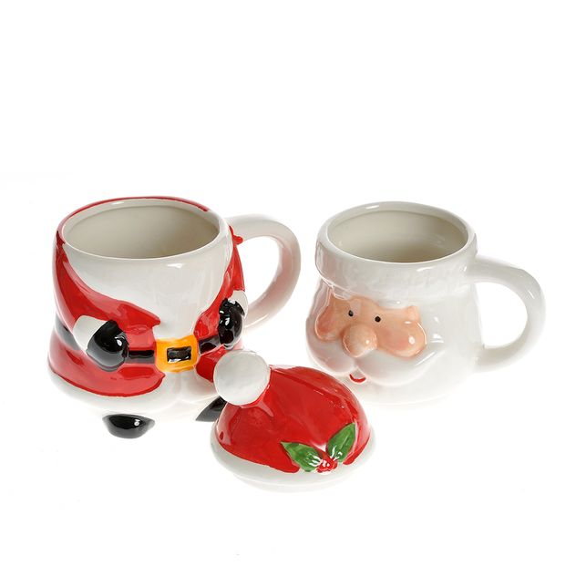 Ceainic din ceramica Mos Craciun 700 ml