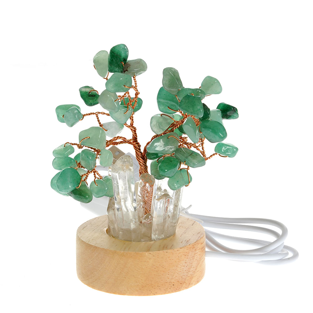Decoratiune copac feng shui cu pietre verzi