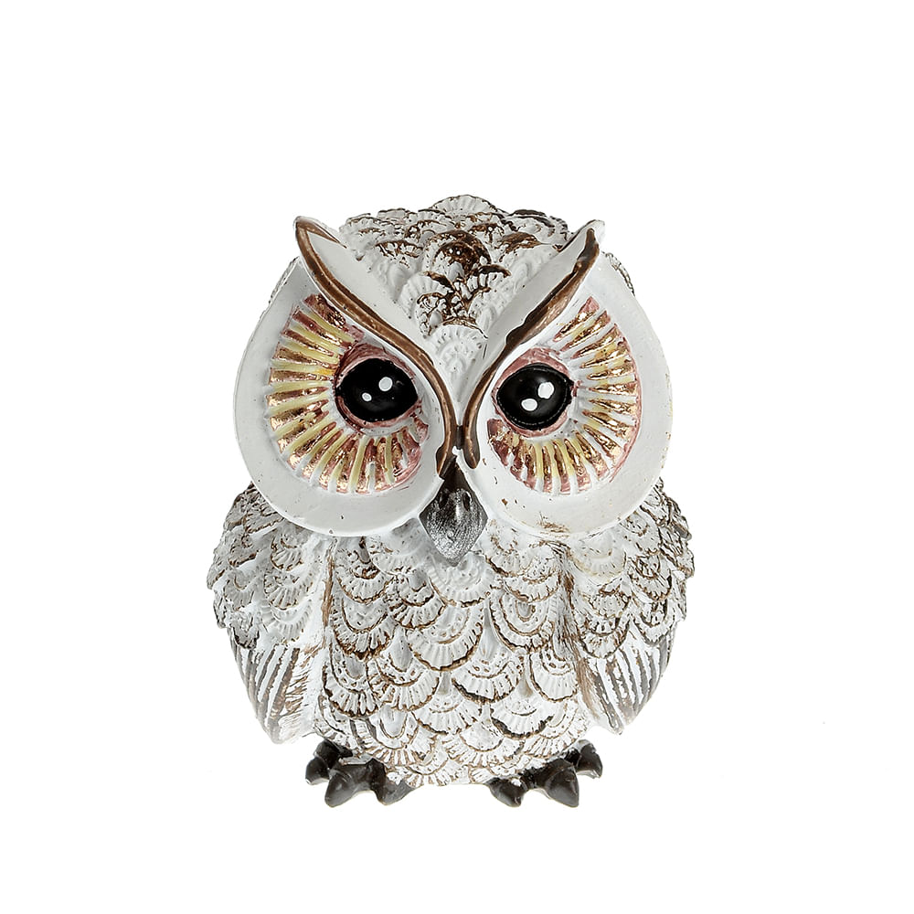 Statueta bufnita multicolora 6 cm - 1 | YEO