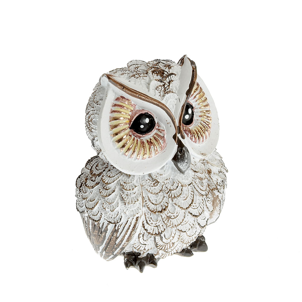 Statueta bufnita multicolora 6 cm - 2 | YEO