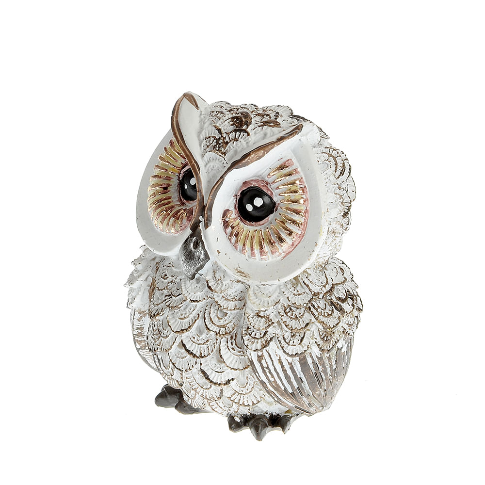 Statueta bufnita multicolora 6 cm - 3 | YEO