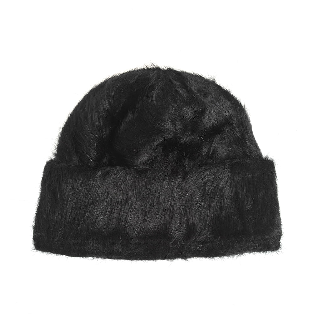 Caciula neagra cu puf - 2 | YEO