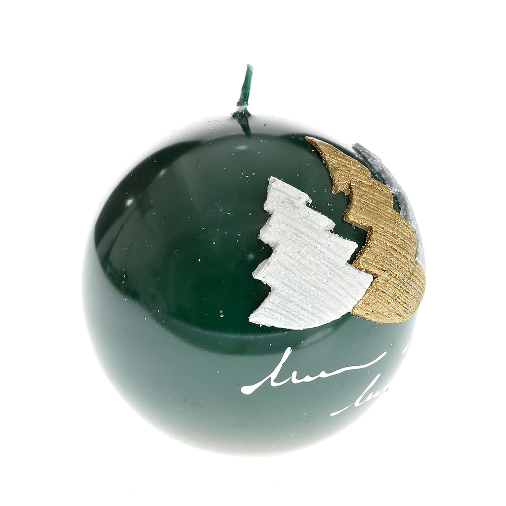 Lumanare rotunda cu bradut 8 cm - 1 | YEO