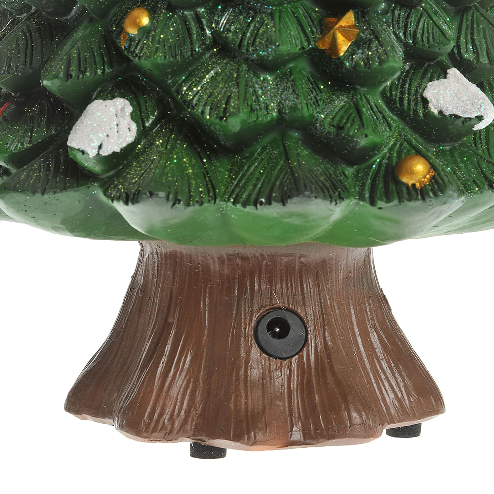 Decoratiune brad verde Craciun cu led 51 cm - 4 | YEO