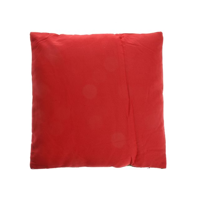 Perna decorativa imprimeu Mos Craciun cu ren 44 cm