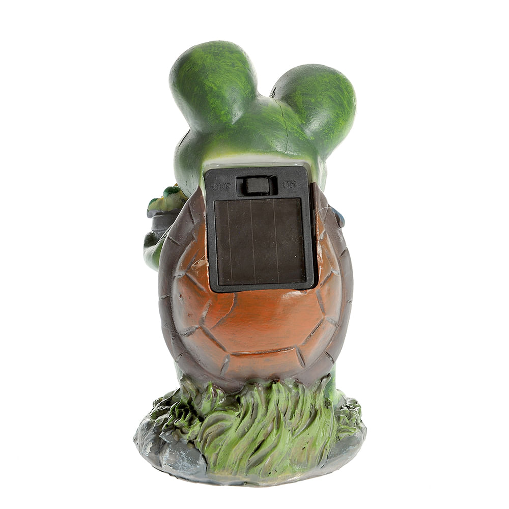 Statueta broscuta cu led pentru gradina - 3 | YEO