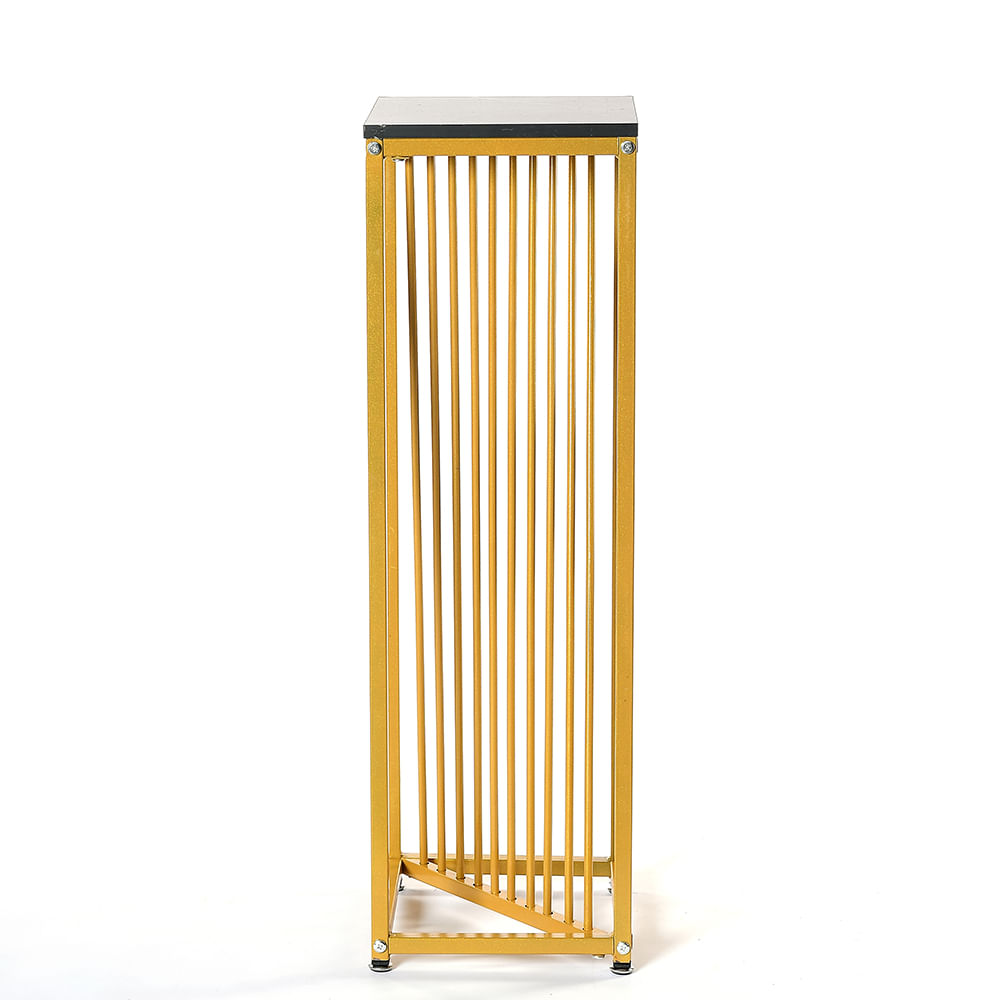 Masa metalica cu blat negru 100 cm - 1 | YEO