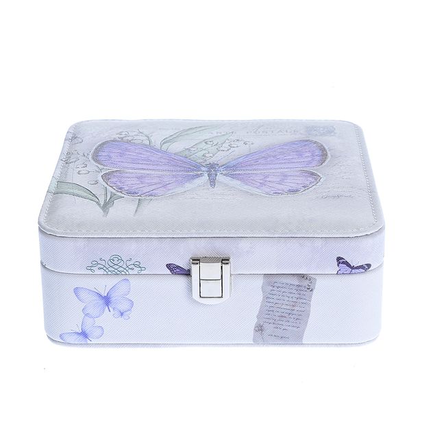 Cutie de bijuterii cu fluturi 18 cm