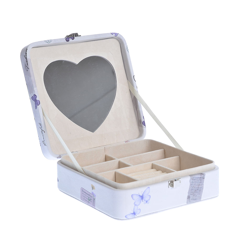 Cutie de bijuterii cu fluturi 18 cm - 2 | YEO