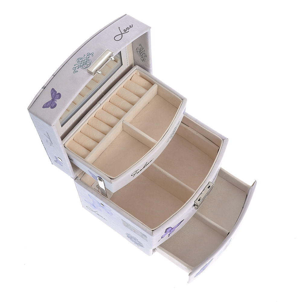 Cutie de bijuterii cu fluturi 12 cm - 3 | YEO