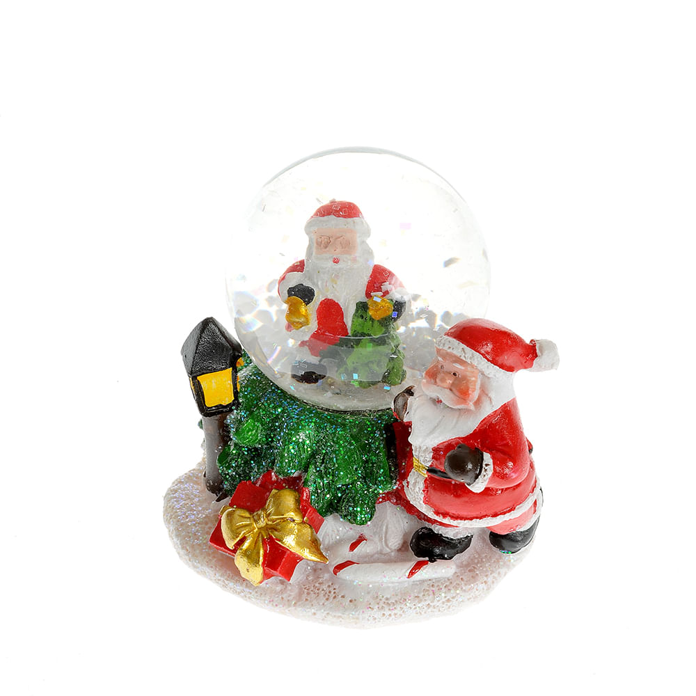 Decoratiune glob cu apa Mos Craciun 7 cm - 3 | YEO