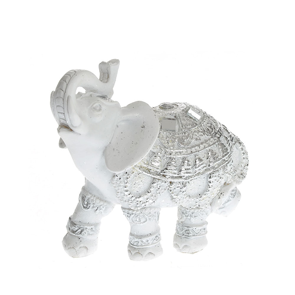 Statueta elefant argintiu 9 cm - 1 | YEO