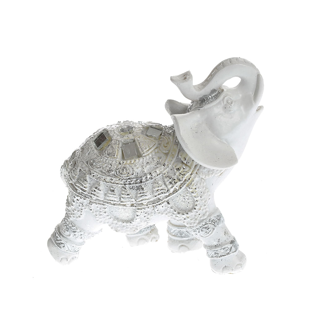 Statueta elefant argintiu 9 cm - 2 | YEO