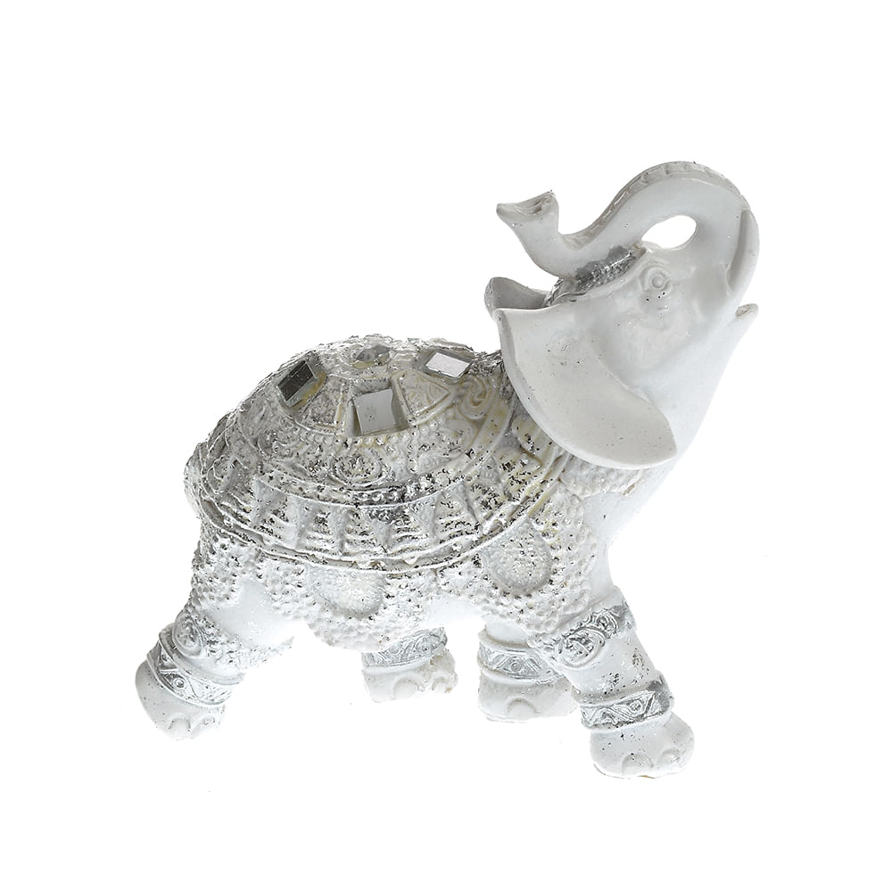Statueta elefant argintiu 9 cm - 3 | YEO