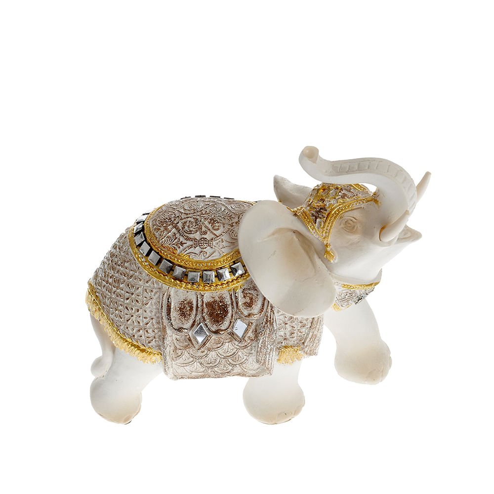 Statueta elefant multicolor 14 cm - 3 | YEO