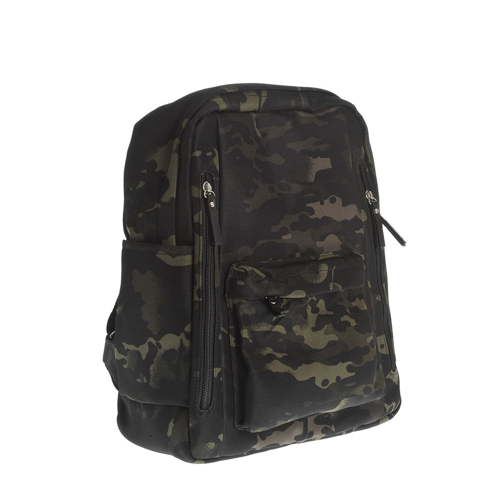 Rucsac din material textil cu imprimeu army - 1 | YEO