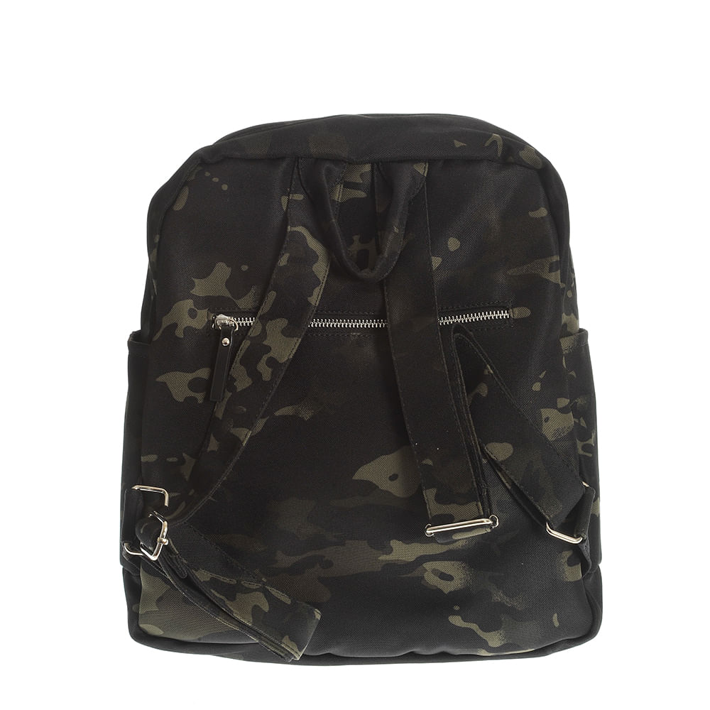 Rucsac din material textil cu imprimeu army - 2 | YEO