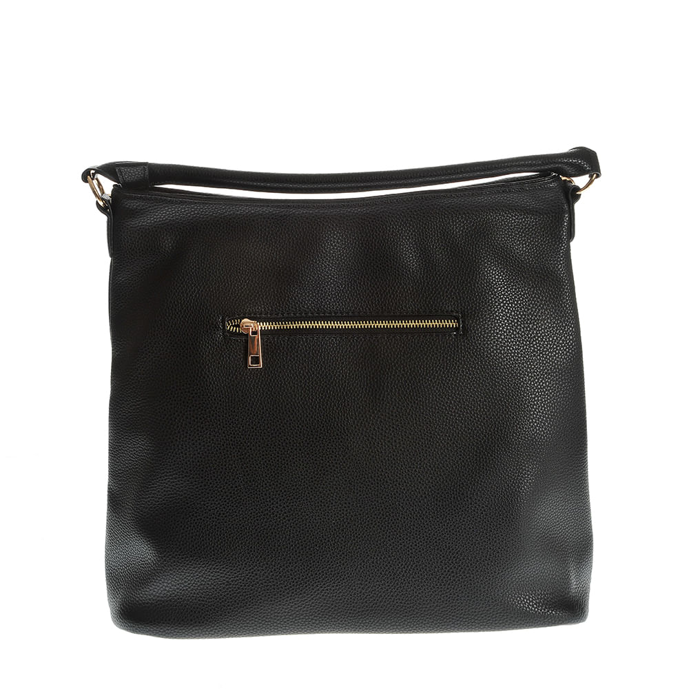 Geanta shopper cu detalii aurii - 2 | YEO