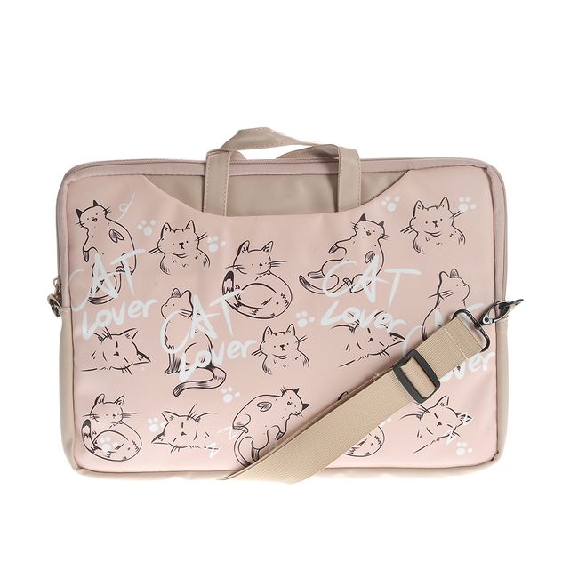 Geanta roz pentru laptop