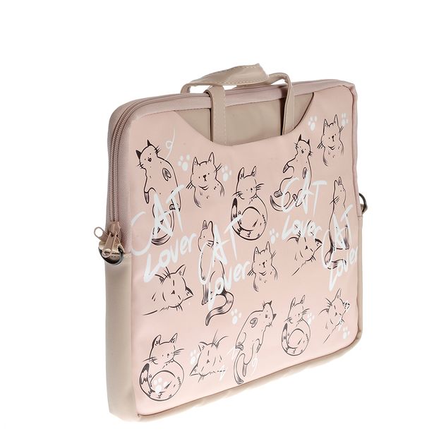 Geanta roz pentru laptop