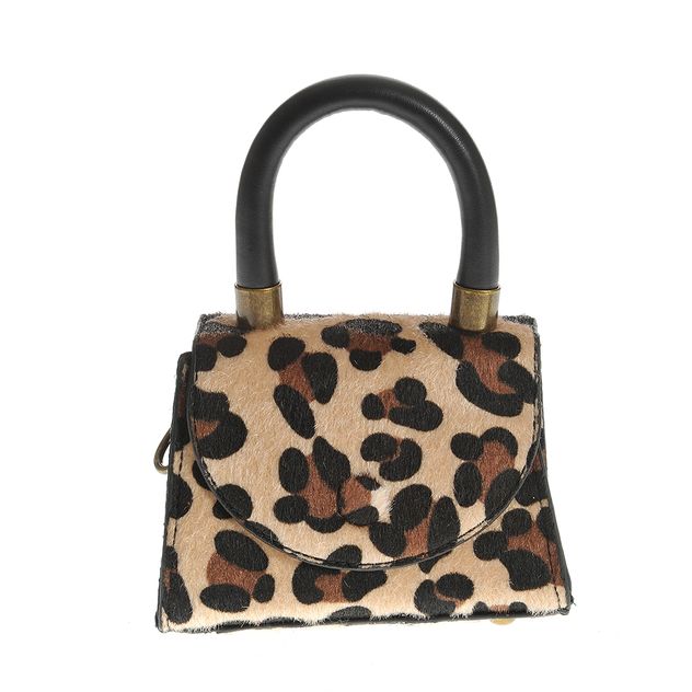Geanta mini cu model animal print