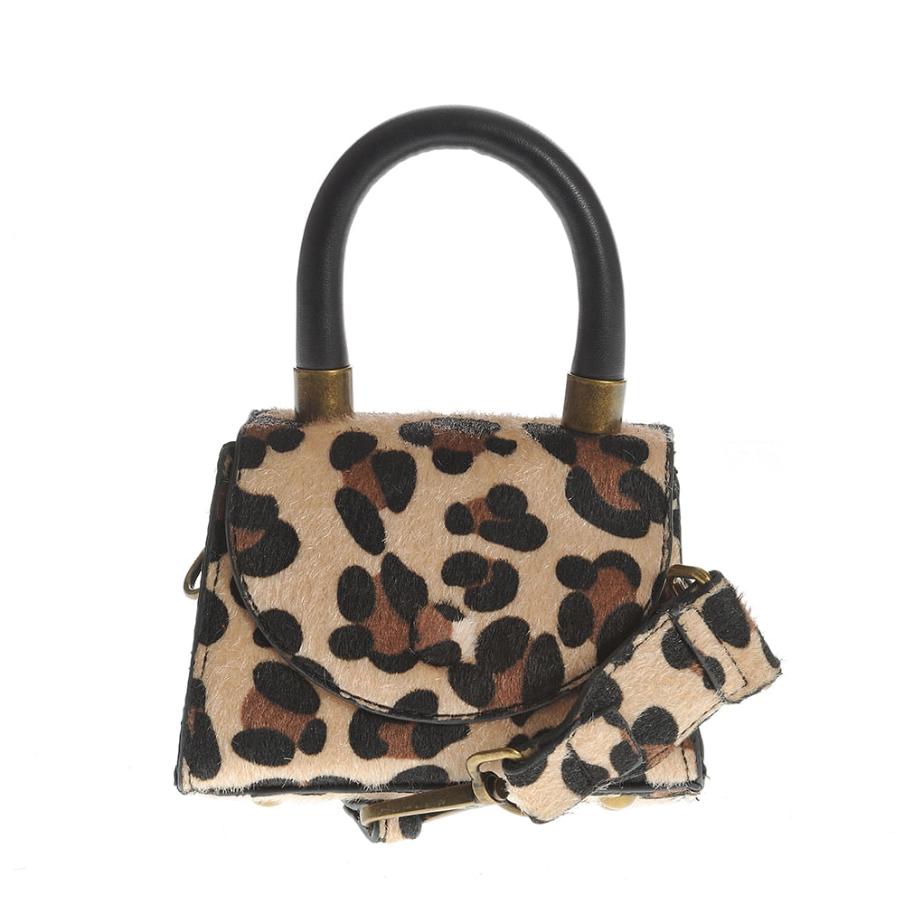 Geanta mini cu model animal print - 2 | YEO