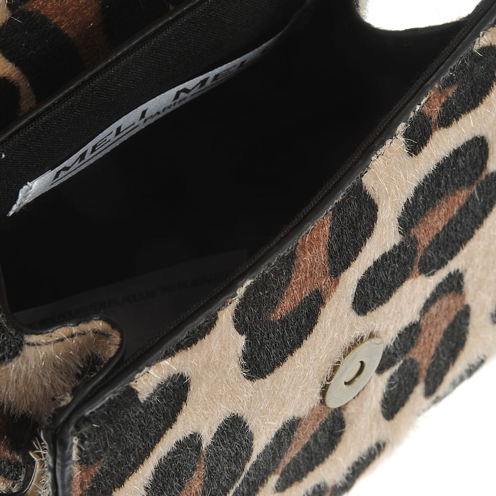 Geanta mini cu model animal print - 3 | YEO