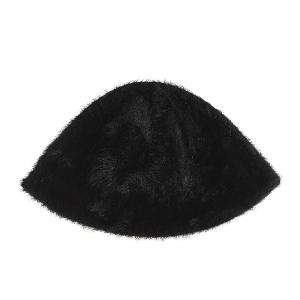 Palarie neagra cu puf - 2 | YEO