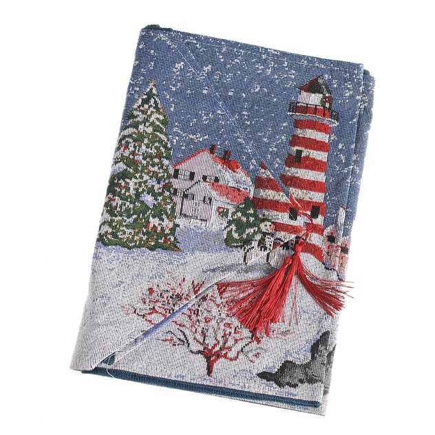 Napron cu tematica de Craciun 180 cm