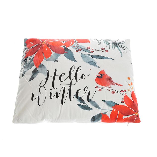 Perna decorativa Hello Winter 44 cm