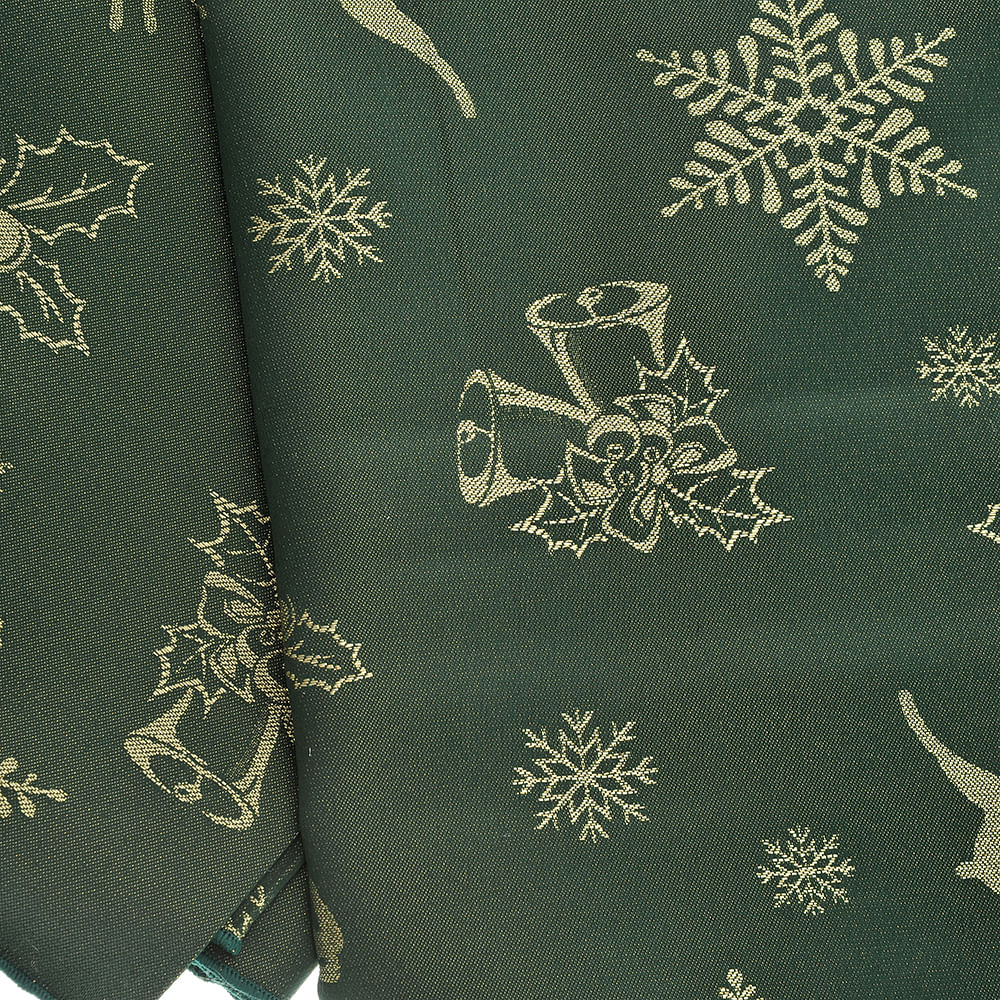 Fata de masa verde tematica craciun 1.5 x 2.4 m - 2 | YEO